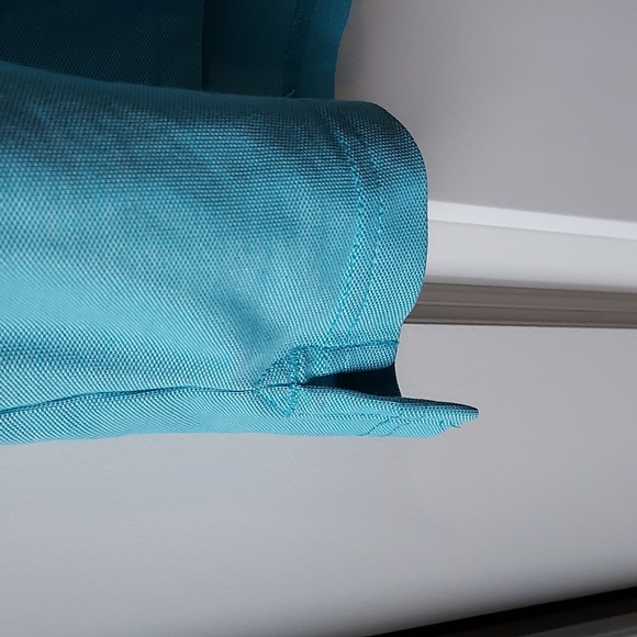 Members Mark short sleeve button-up top xxl blue - Picture 5 of 11